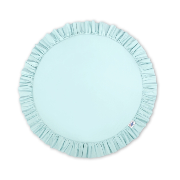 Ciel de Lit pour Enfants Baldaquin avec Tapis Menthe