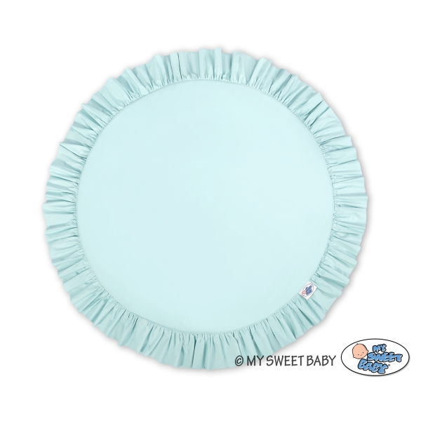 Ciel de Lit pour Enfants Baldaquin avec Tapis Menthe