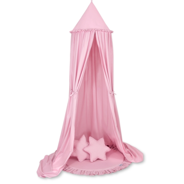 Ciel de Lit pour Enfants Baldaquin  Rose pour Fille