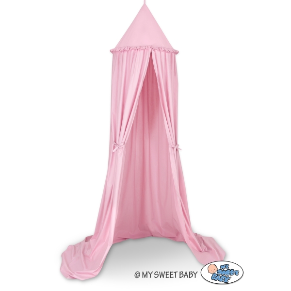 Ciel de Lit pour Enfants Baldaquin  Rose pour Fille