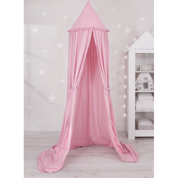 Ciel de Lit pour Enfants Baldaquin  Rose pour Fille