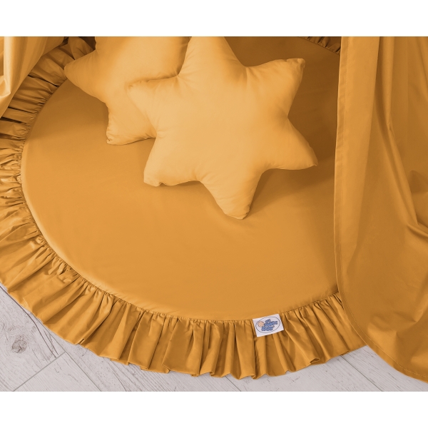Ciel de Lit Tente avec Tapis et Coussins Miel