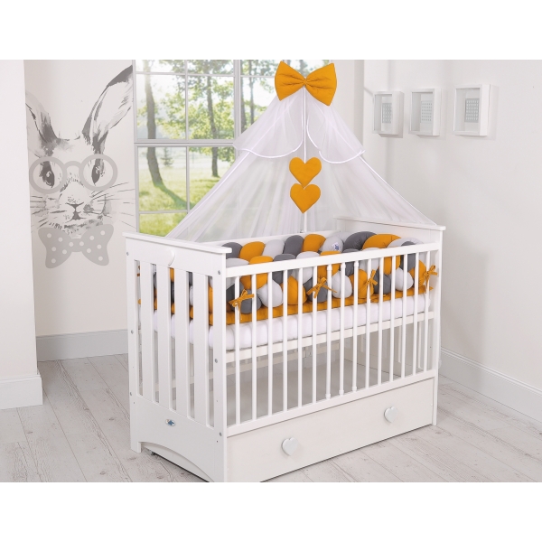 Ciel en Moustiquaire en Voile pour Lit Bébé Miel Mousseline