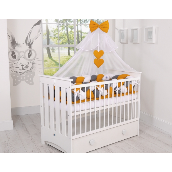 Ciel en Moustiquaire en Voile pour Lit Bébé Miel Mousseline