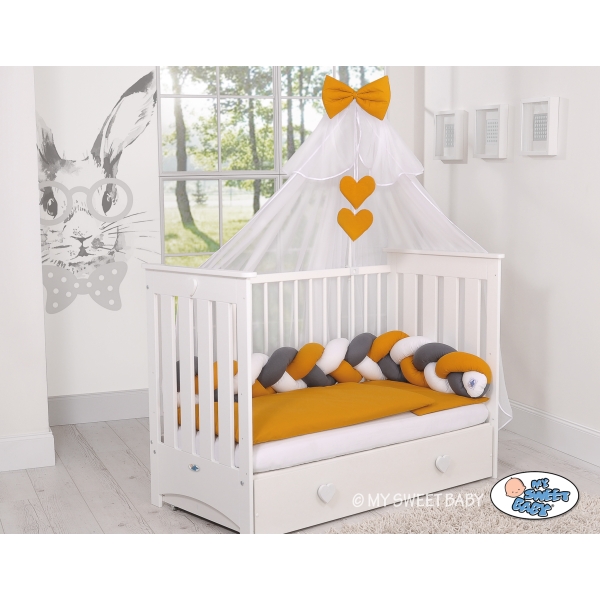 Ciel en Moustiquaire en Voile pour Lit Bébé Miel Mousseline