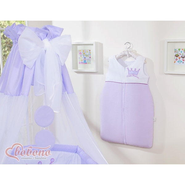 Ciel en Tulle pour Lit de Bébé Lila Mousseline Prince / Princess