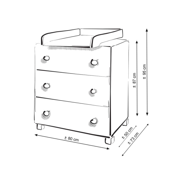 Commode avec Tiroir à Langer Classic