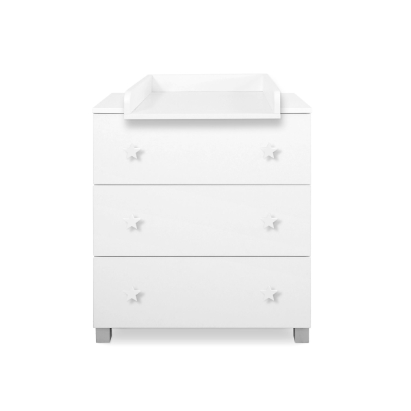 Commode avec Tiroir à Langer Classic Blanc