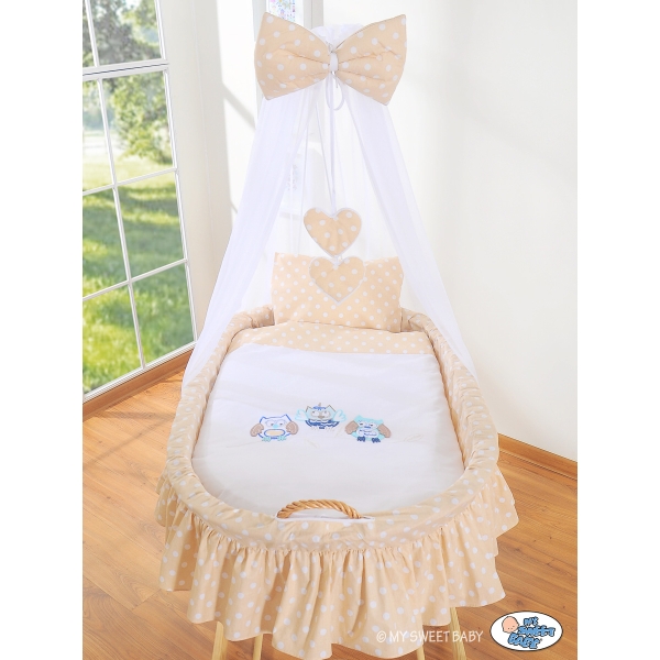 Complet Textile pour Berceau de Bébé avec Ciel