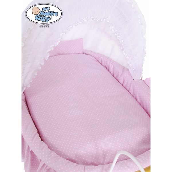 Couffin Retro Rose Blanc Christine