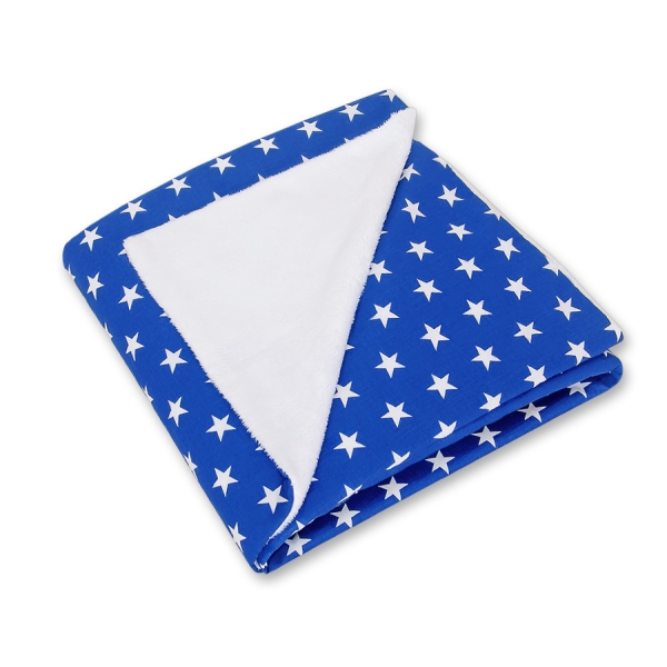 Couverture Double Face pour Siège Auto Bleu Foncé