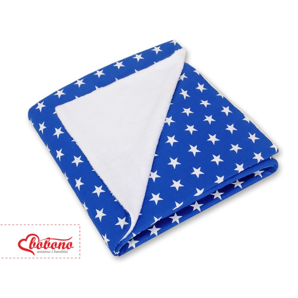 Couverture Double Face pour Siège Auto Bleu Foncé