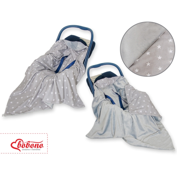 Couverture Double Face pour Siège Auto Gris