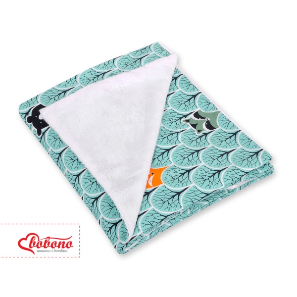 Couverture Double Face pour Siège Auto Menthe