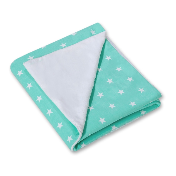 Couverture Double Face pour Siège Auto Menthe
