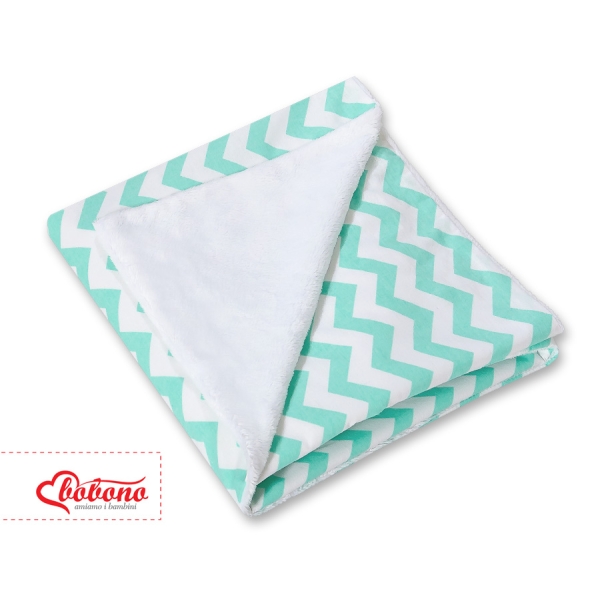 Couverture Double Face pour Siège Auto Menthe
