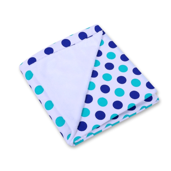 Couverture Double Face pour Siège Auto Menthe Bleu Foncé