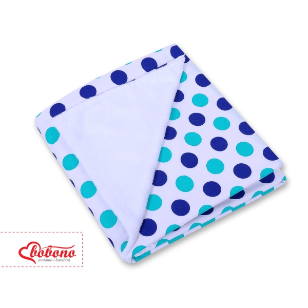 Couverture Double Face pour Siège Auto Menthe Bleu Foncé