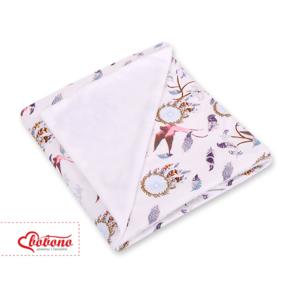 Couverture Double Face pour Siège Auto Rose Hirondelle