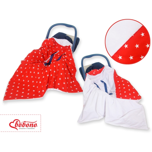 Couverture Double Face pour Siège Auto Rouge