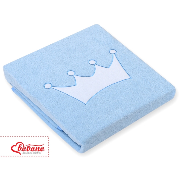Couverture Polaire pour Bébé avec Broderies  Bleu Prince / Princess