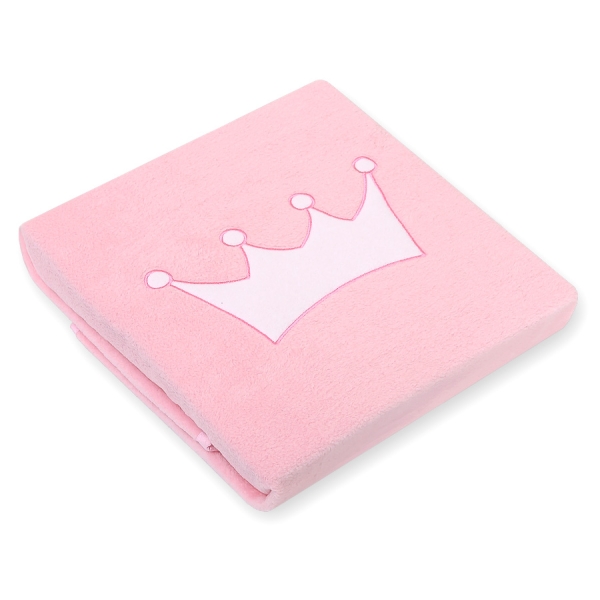 Couverture Polaire pour Bébé avec Broderies  Rose Prince / Princess