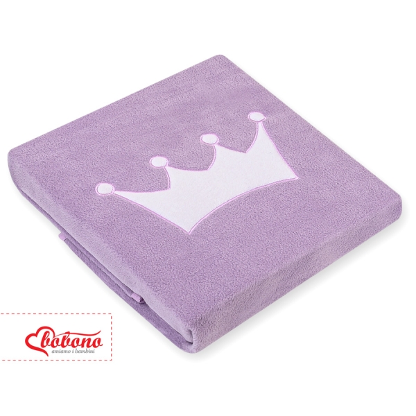 Couverture Polaire pour Bébé avec Couronne Lila Prince / Princess