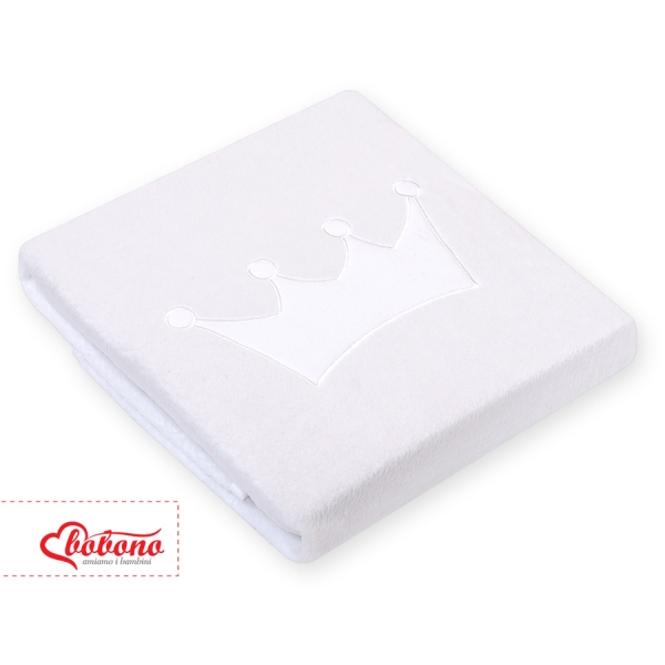 Couverture pour Bébé en Molleton Polaire Blanc Prince / Princess