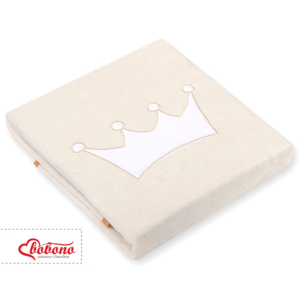 Couverture pour Bébé en Molleton Polaire Crème Prince / Princess