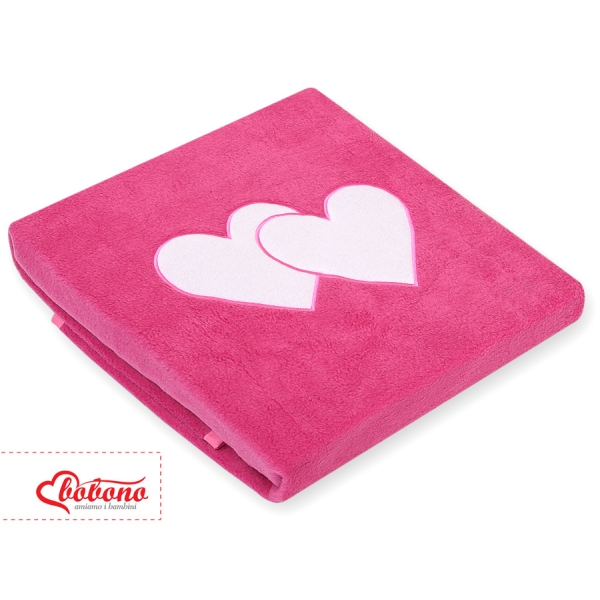 Couverture pour Bébé en Molleton Polaire Rose Cœurs