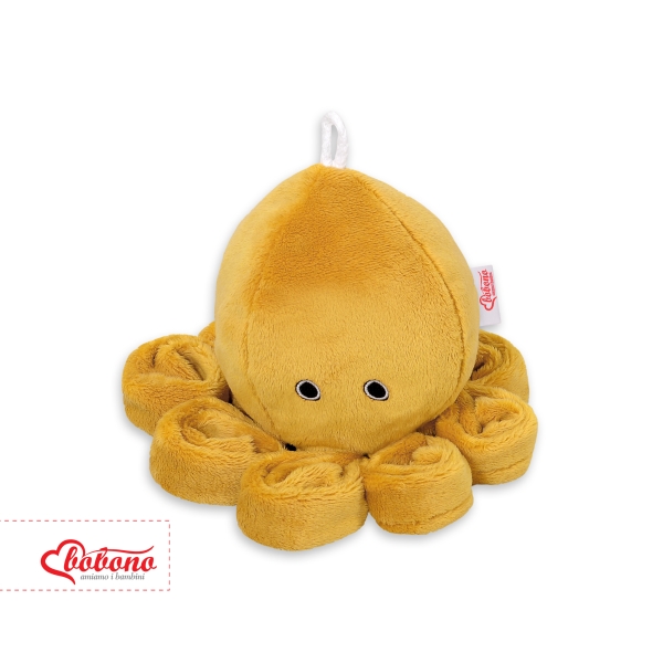 Doudou Pieuvre avec Hochet Miel