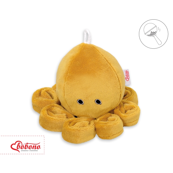 Doudou Pieuvre avec Hochet Miel