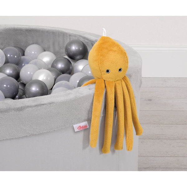 Doudou Pieuvre avec Hochet Miel