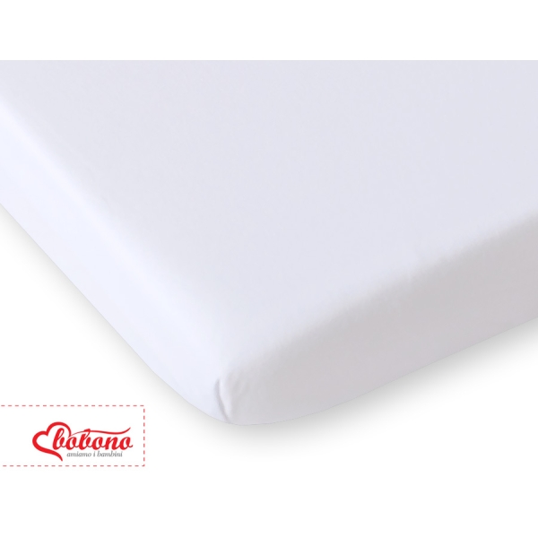 Drap en Jersey 80x200cm Blanc