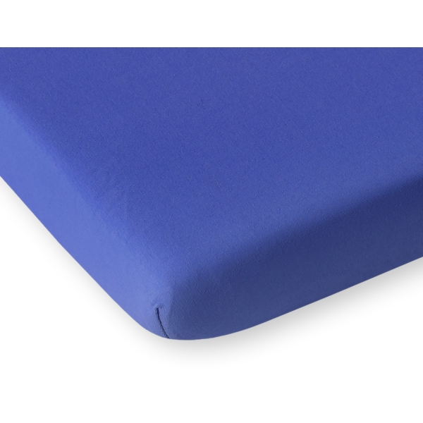 Drap en Jersey 80x200cm Bleu Foncé