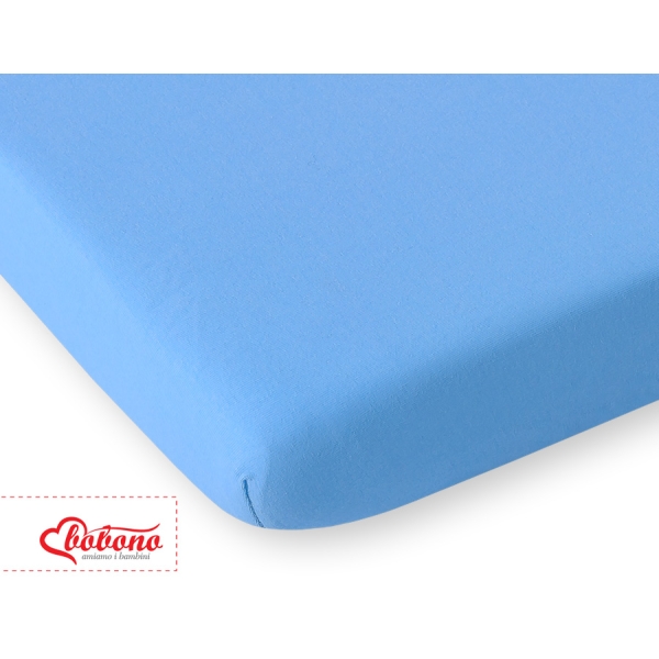 Drap en Jersey pour Lit de Bébé 140x70 cm  Bleu