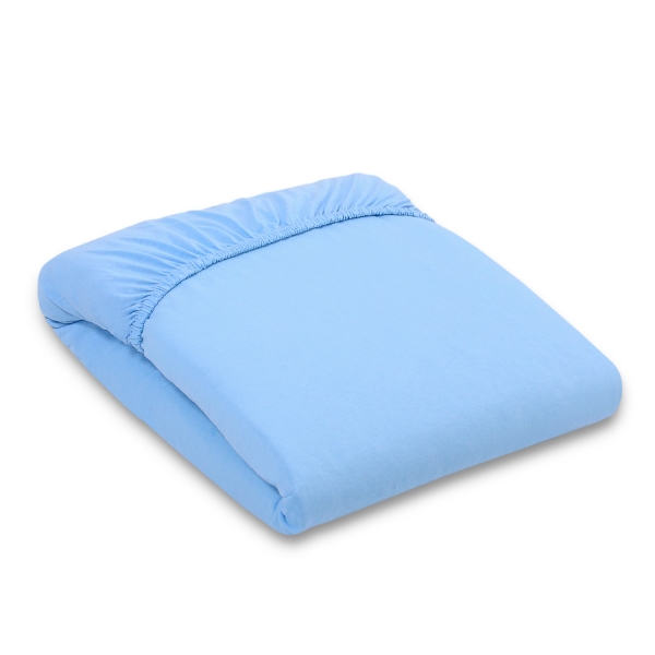 Drap en Jersey pour Lit de Bébé 140x70 cm  Bleu