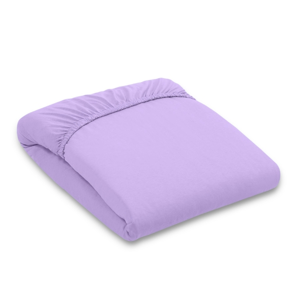 Drap en Jersey pour Lit de Bébé 140x70 cm  Lila