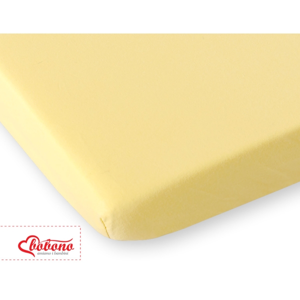 Drap en Jersey pour Lit de Bébé 70x140 cm  Jaune