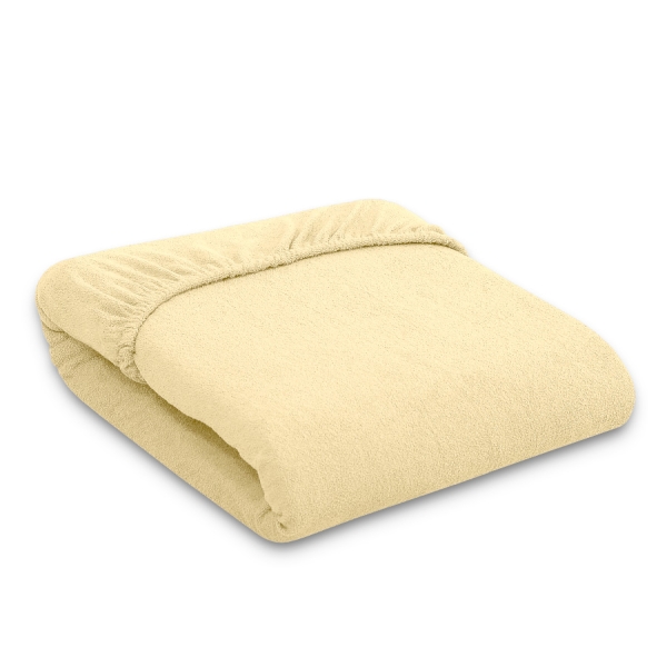 Drap en Tissu éponge pour Lit Bébé 120x60 cm  Jaune