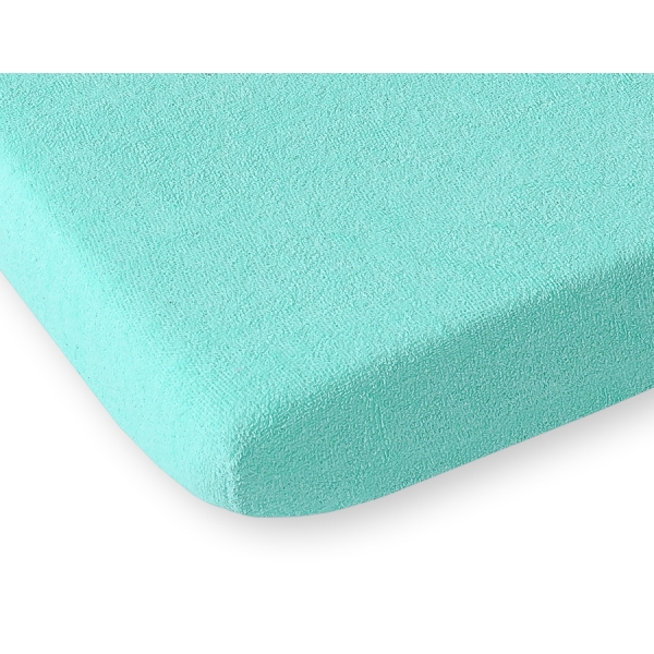 Drap en Tissu éponge pour Lit Bébé 120x60 cm  Menthe