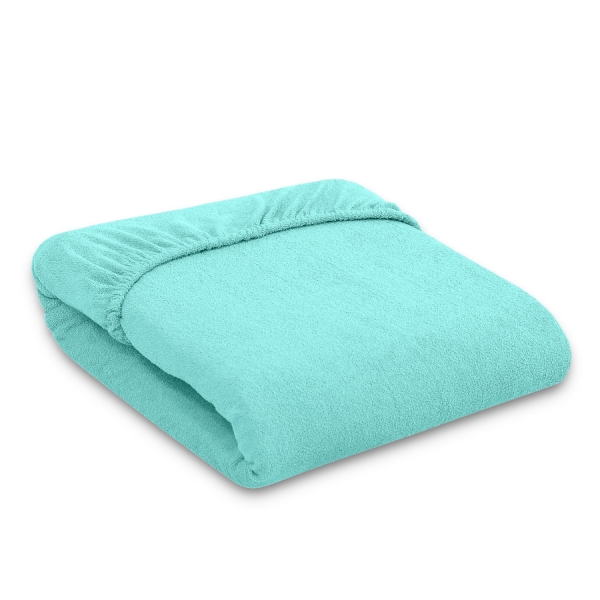 Drap en Tissu éponge pour Lit Bébé 120x60 cm  Menthe