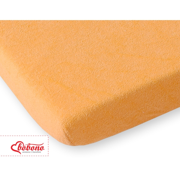 Drap en Tissu éponge pour Lit Bébé 120x60 cm  Orange
