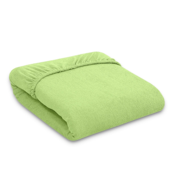 Drap en Tissu éponge pour Lit Bébé 120x60 cm  Vert