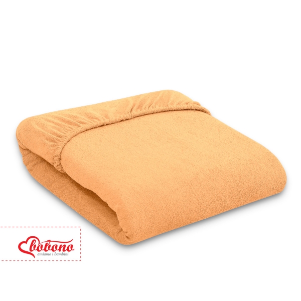 Drap en Tissu éponge pour Lit Bébé 140x70 cm Orange