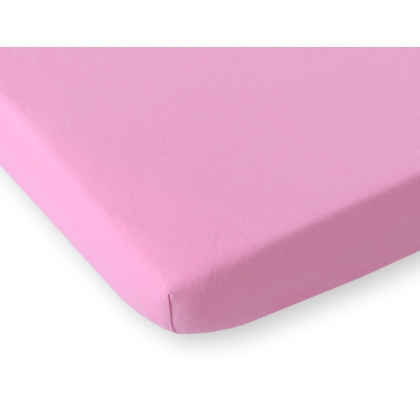 Drap Housse Jersey pour Lit Bébé 120 X 60 cm  Rose
