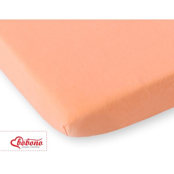 Drap Housse Jersey pour Lit Bébé 140 X 70 cm  Orange