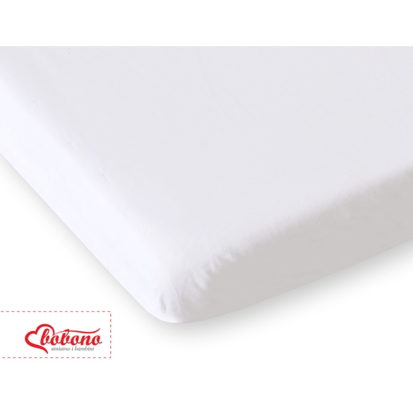 Drap-housse pour Berceau en Coton 140x70 cm Blanc