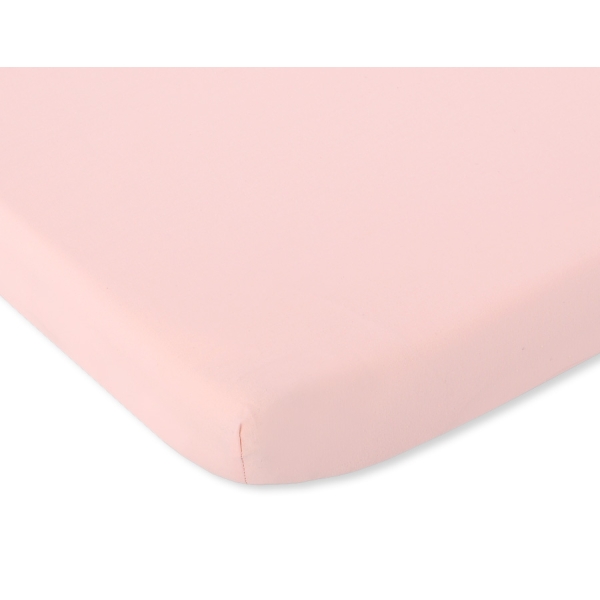 Drap-housse pour Berceau en Coton 140x70 cm Rose Poudré
