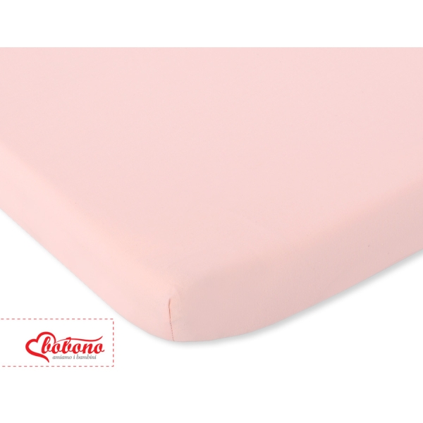 Drap-housse pour Berceau en Coton 140x70 cm Rose Poudré